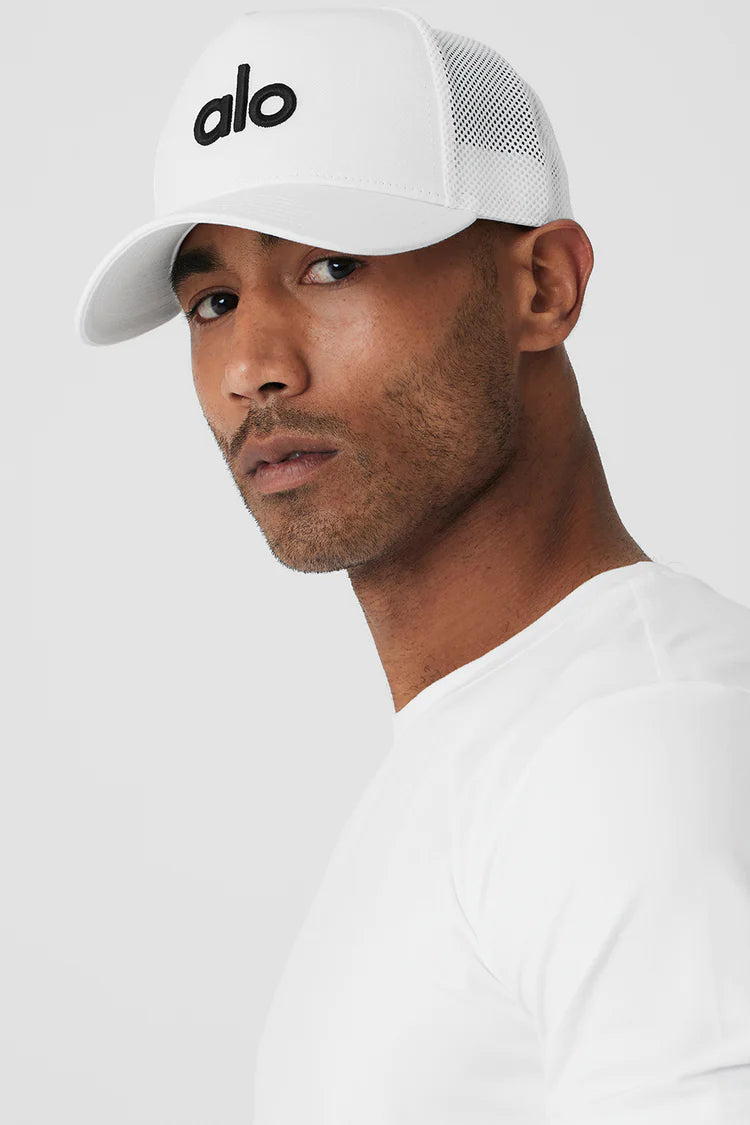 Gorra de camionero District - Blanca/Negra