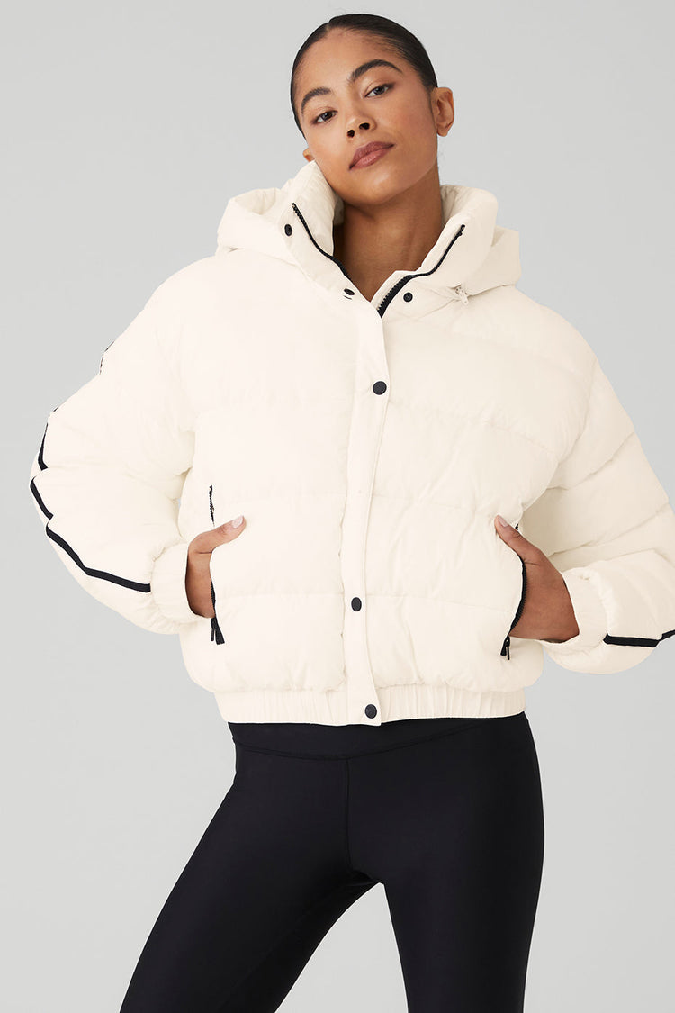 Chaqueta acolchada Aspen Love - Marfil