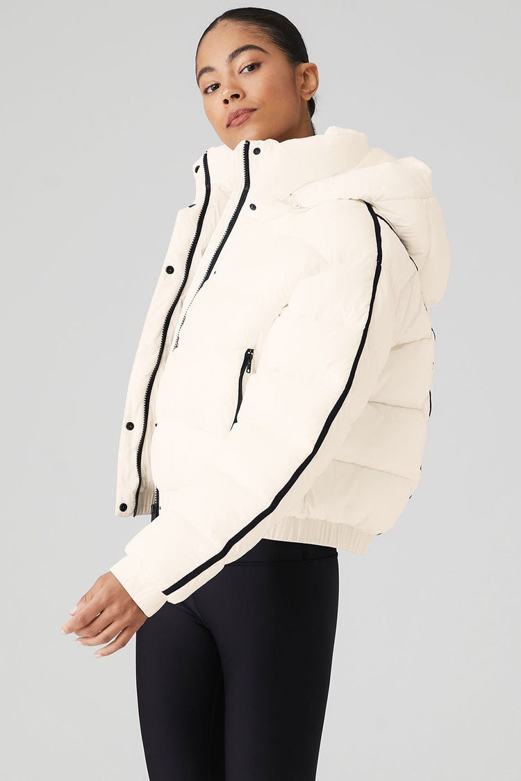 Chaqueta acolchada Aspen Love - Marfil