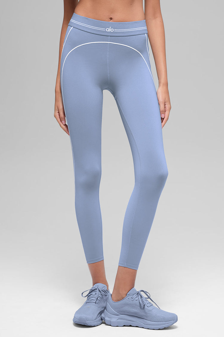 Leggings Airbrush de cintura alta 7/8 Heart Throb - Blanco/Invierno