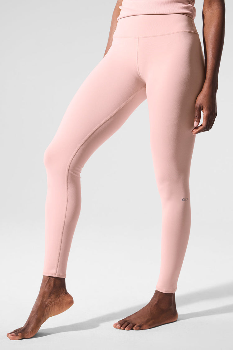 Leggings de tiro alto con efecto aerógrafo de 7/8 - Cuarzo rosa